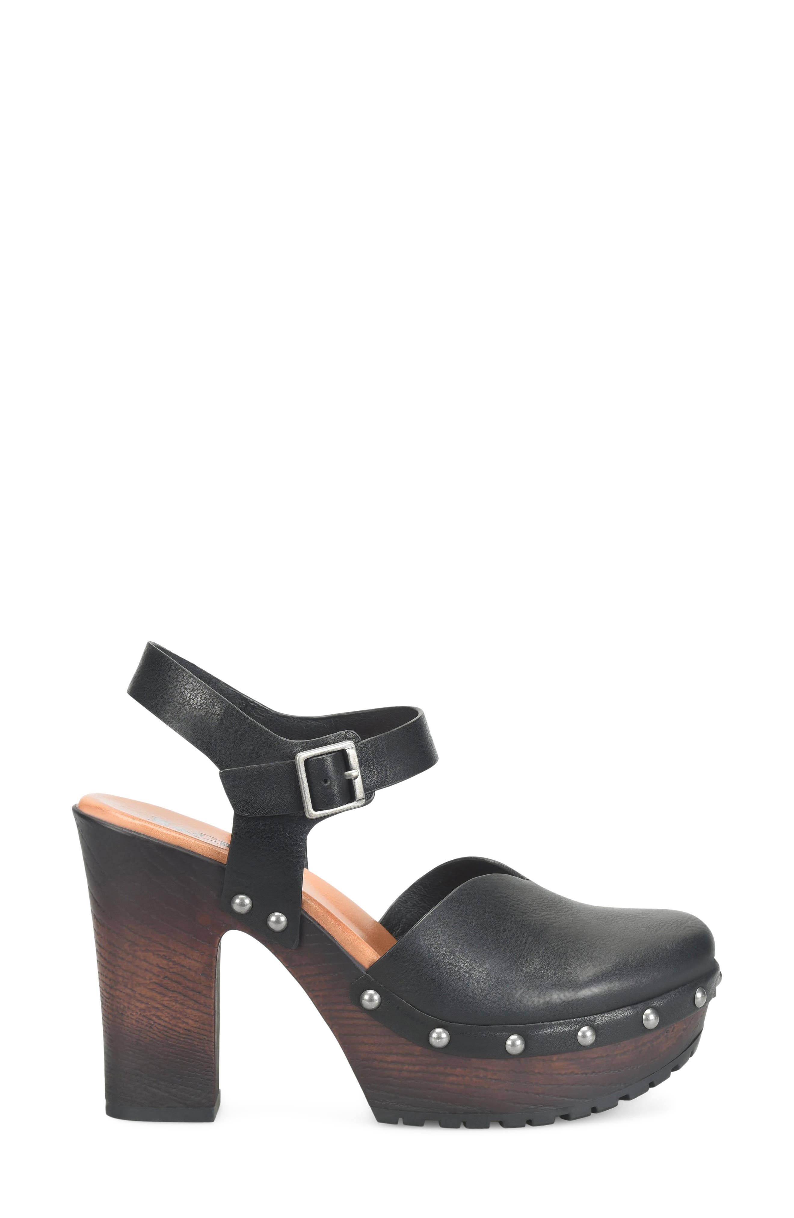 Adria Clog, Alternate, color, BLACK