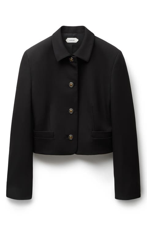 Wool Grain de Poudre Jacket