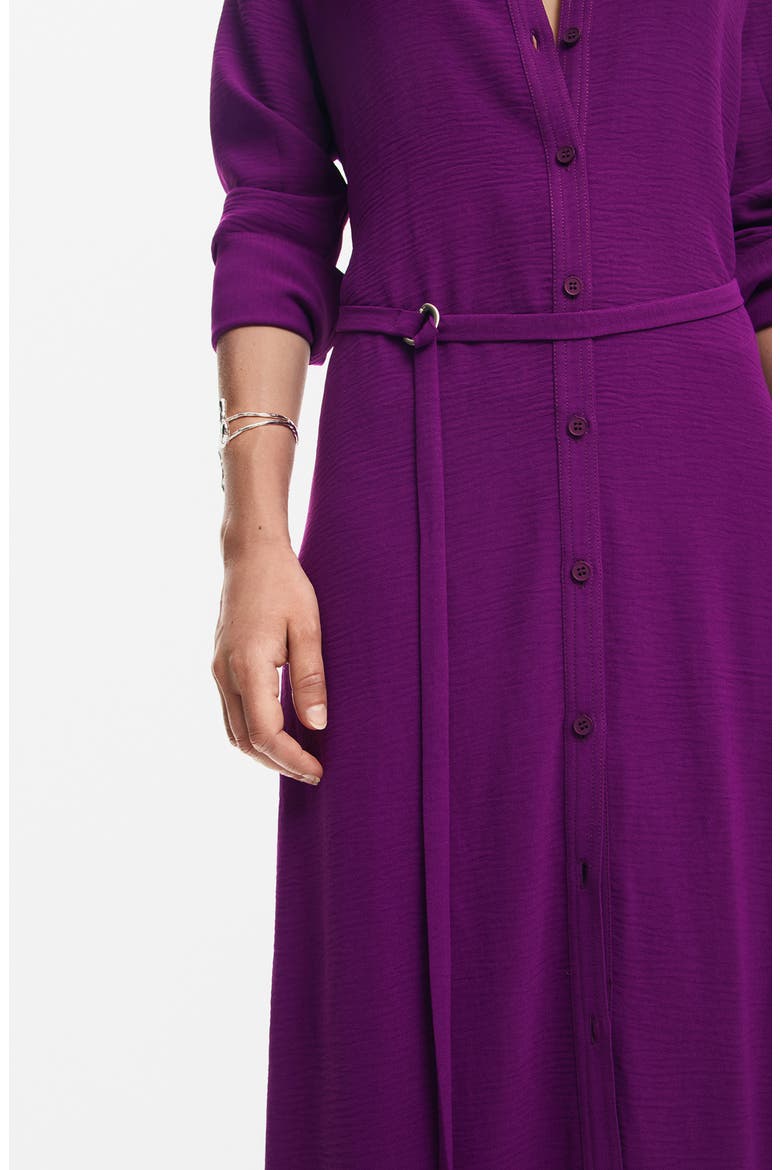Washington Long Sleeve Shirtdress, Alternate, color, PURPLE