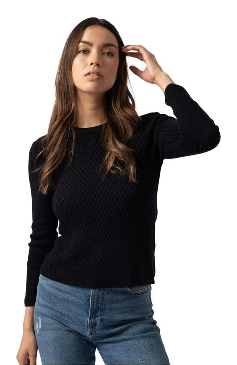 Honeycomb Rib Sweater