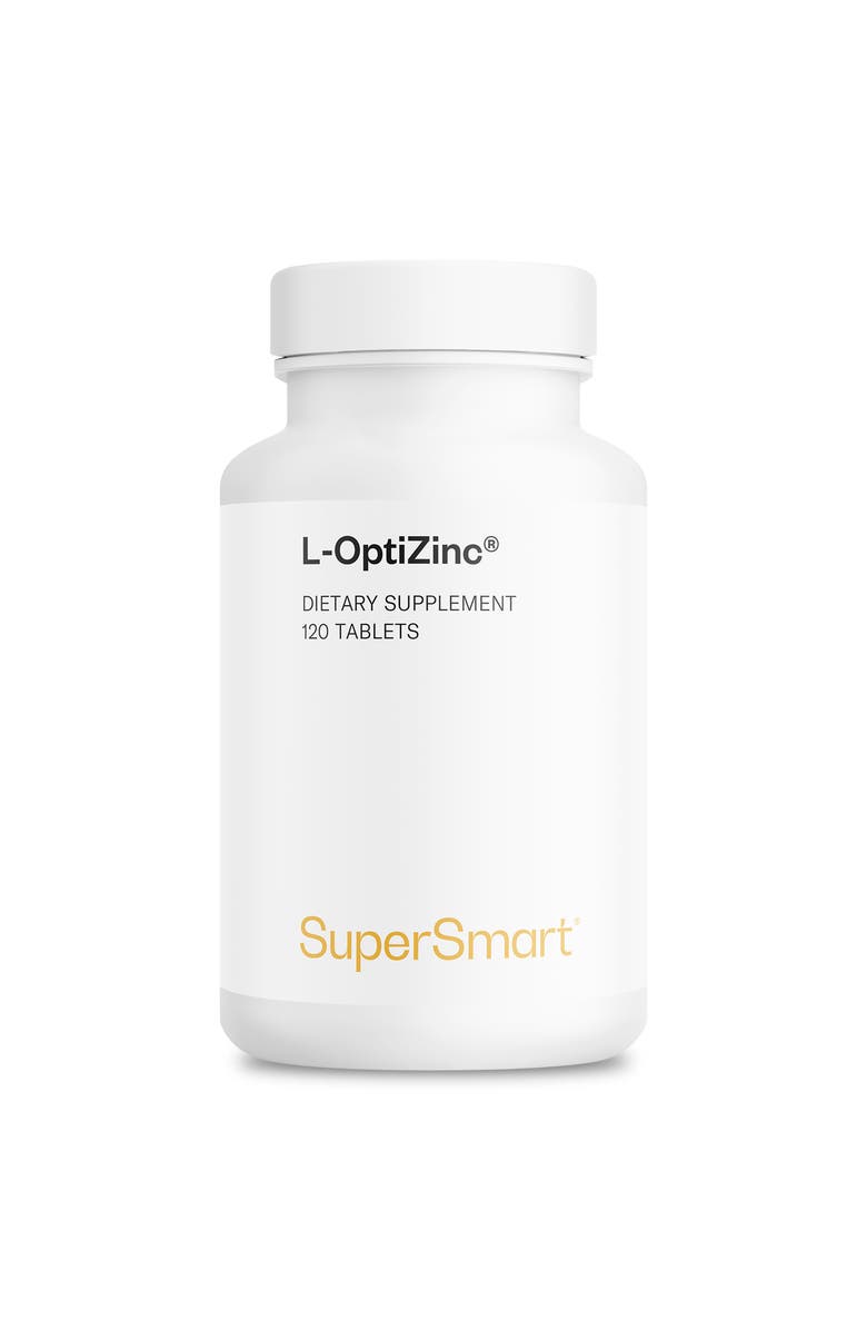 SuperSmart L-OptiZinc 30mg per Day, Main, color, NO COLOR
