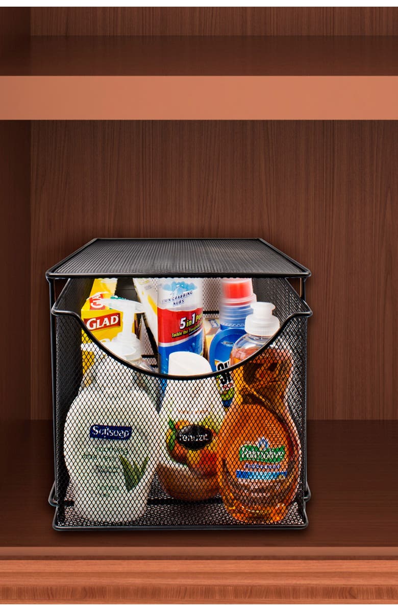 SORBUS Cabinet Organizer Bottom Drawer - Black, Alternate, color, Black