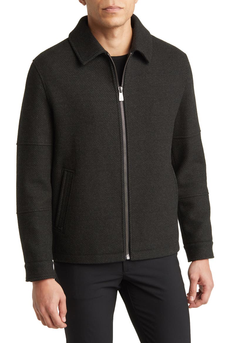 Paloma Wool Blend Twill Jacket, Alternate, color, OLIVE TWILL