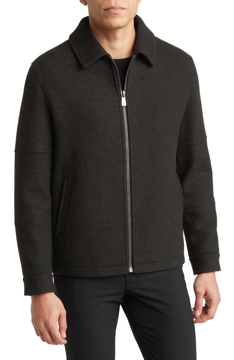 Hart Schaffner Marx Paloma Wool Blend Twill Jacket, Alternate, color, Olive Twill