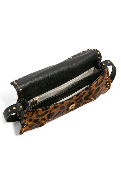 Aimee Armour Novelty Genuine Calf Hair Baguette Shoulder Bag