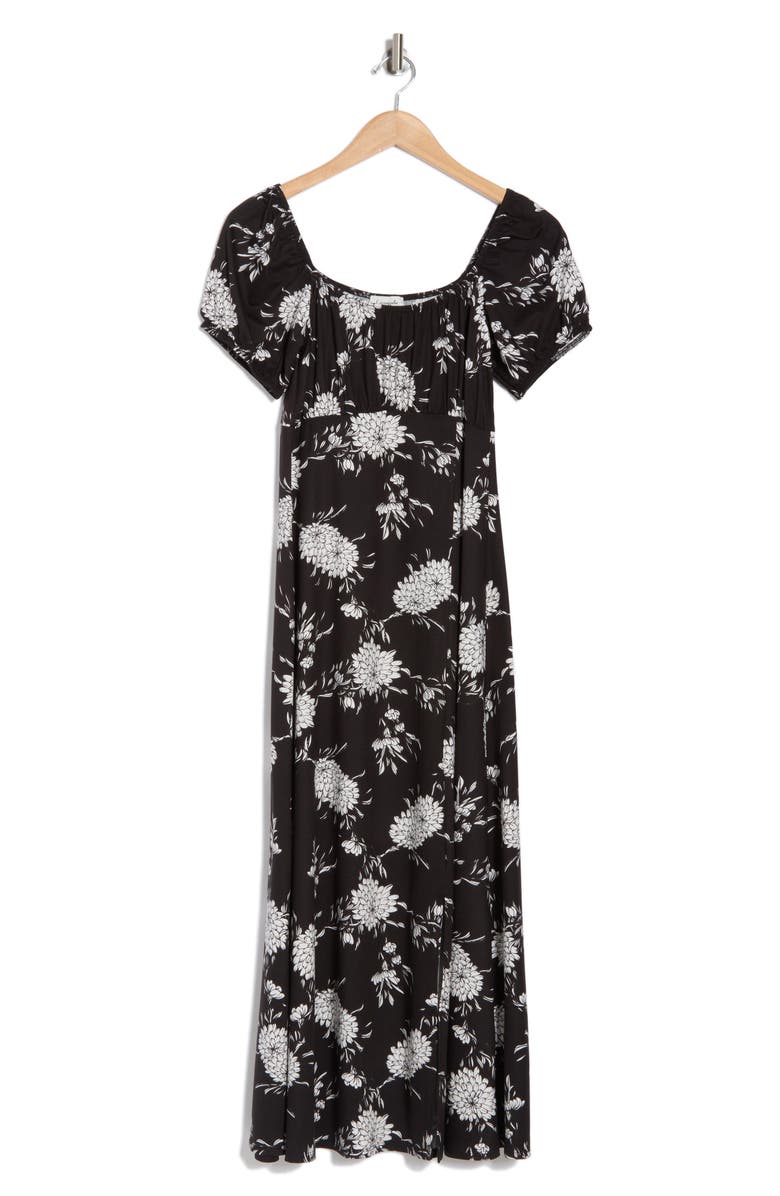 Loveappella Ruched Midi Dress, Alternate, color, Black