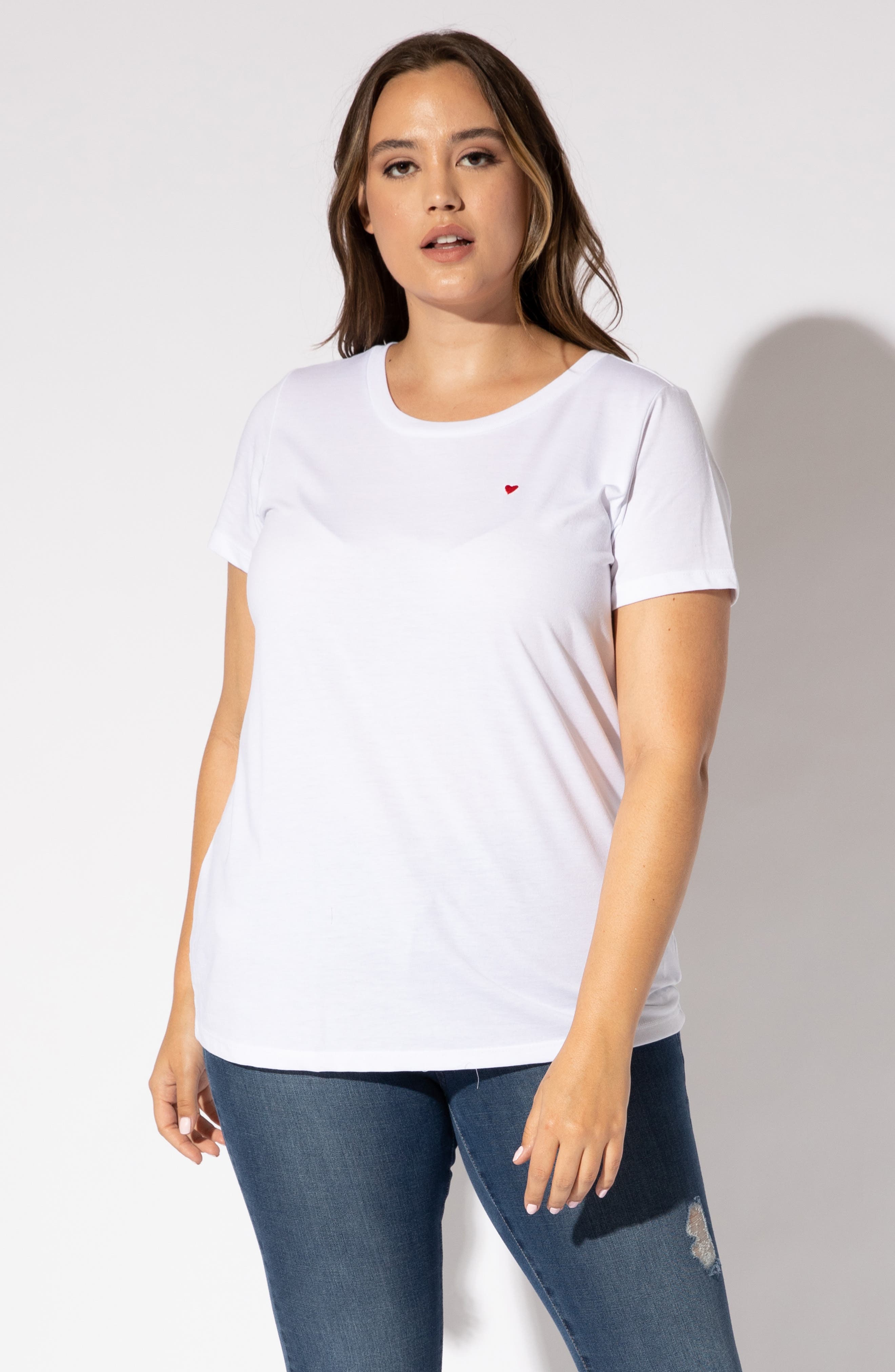 Sub_Urban Riot Heart Embroidered T-Shirt (Women) | Nordstrom