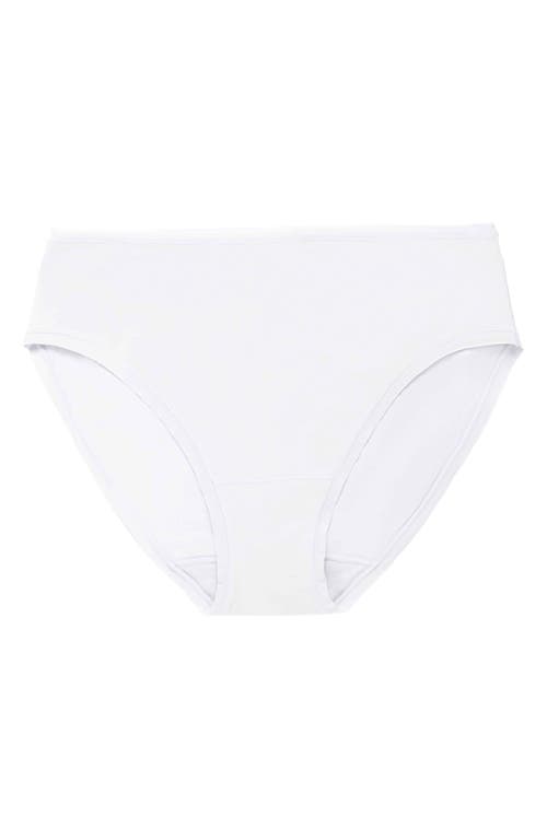 Natori Bliss Bare Cotton Hipster Briefs In White