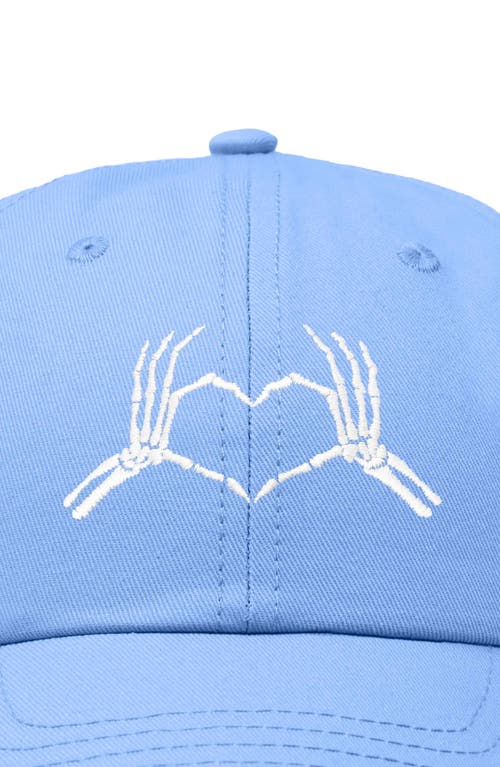 DALIX DALIX SKELETON HEART EMBROIDERED DAD HAT 