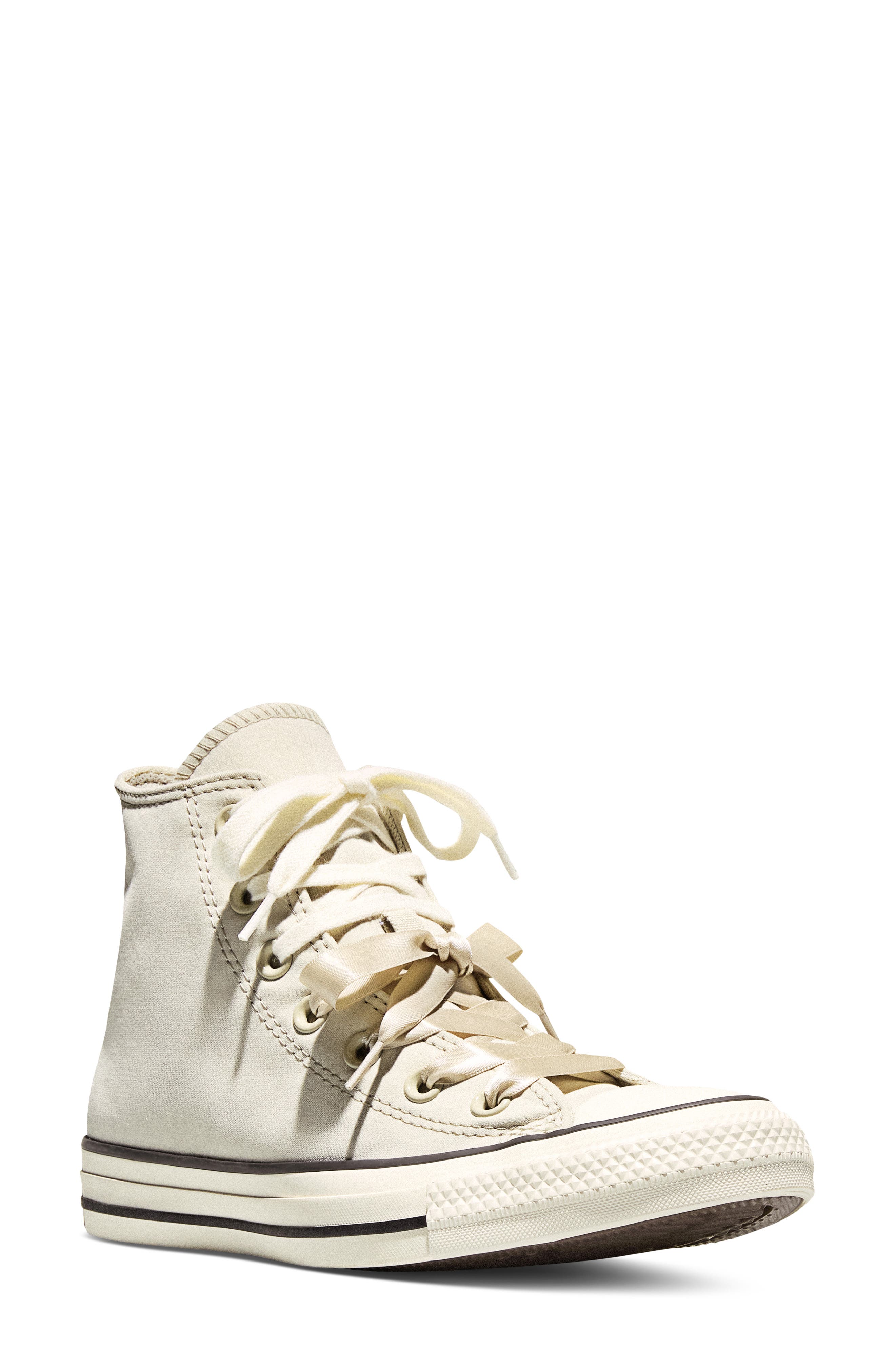 Converse Gender Inclusive Chuck Taylor All Star Peached High Top Sneaker, Main, color, Sage Smoke/ Egret/ Black