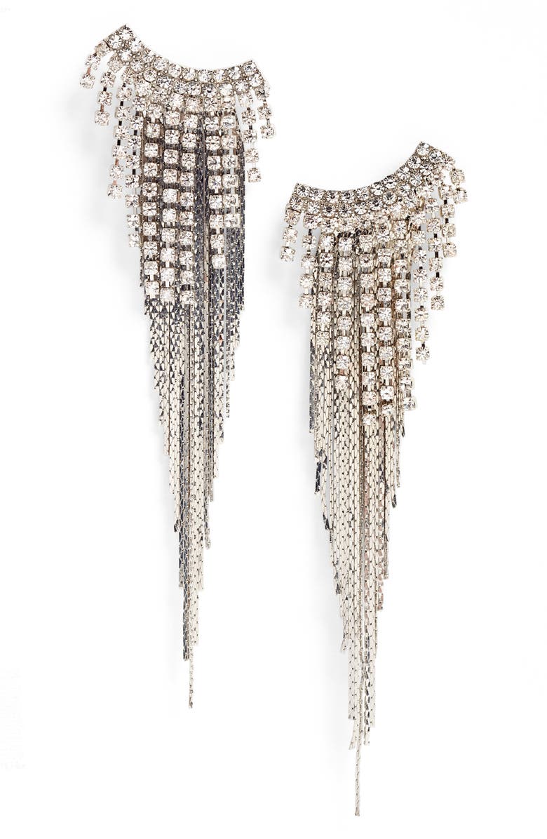 Tasha Fringe Duster Earrings, Main, color, 