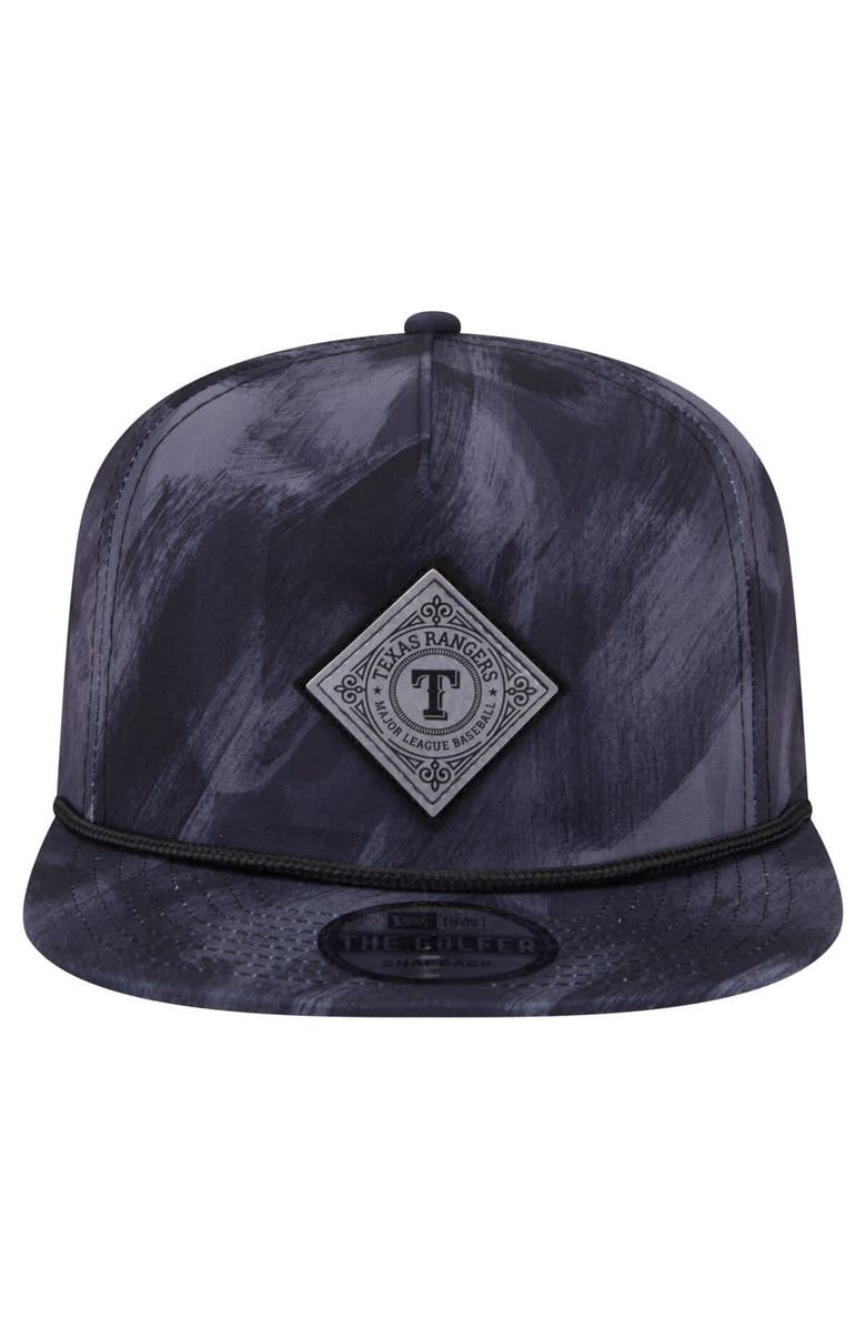 New Era Men's New Era Navy Texas Rangers Printed Golfer Snapback Hat, Alternate, color, Navy