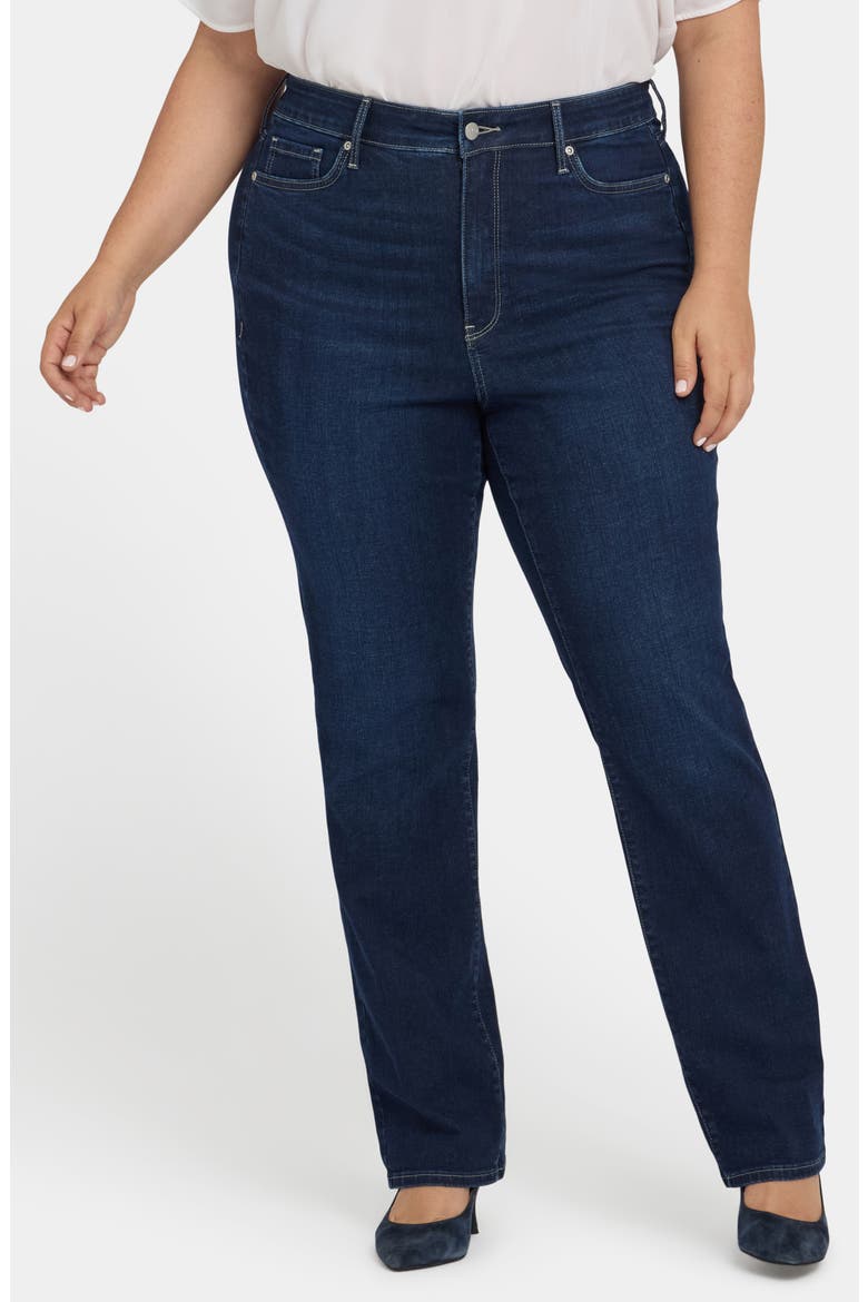 Marilyn High Waist Straight Leg Jeans, Main, color, MIDNIGHT BREEZE