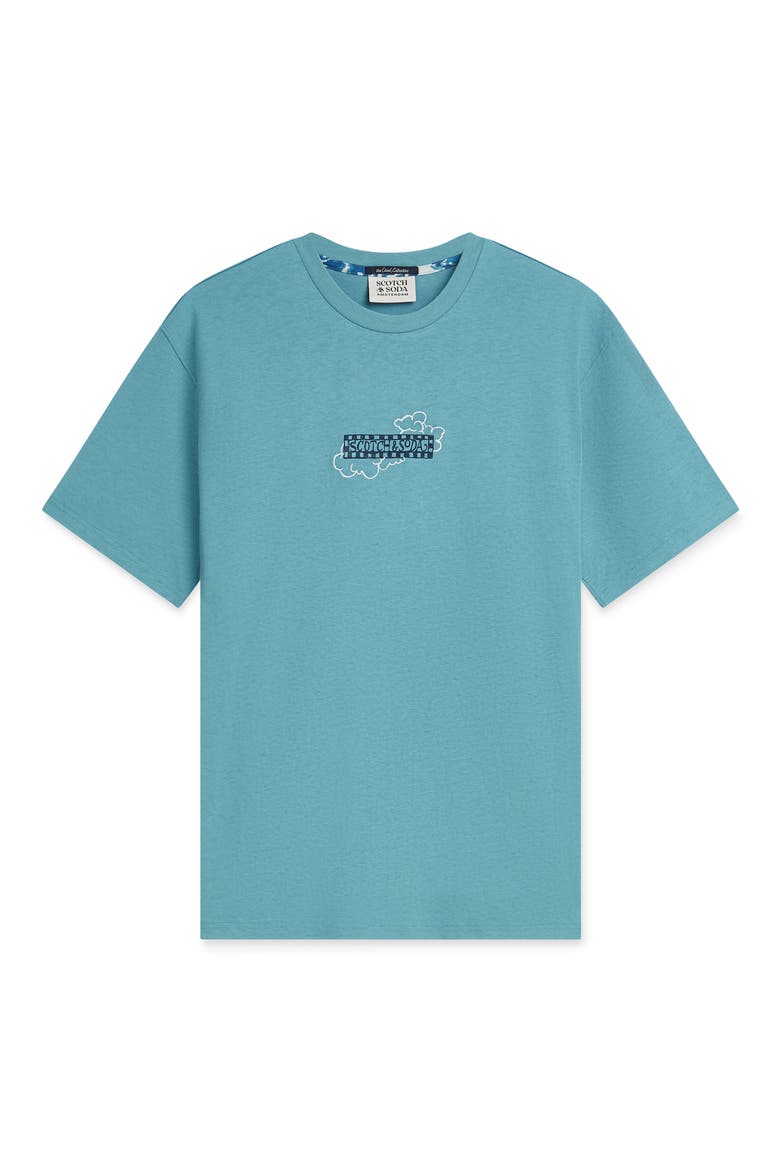 Relaxed Fit Graphic T-Shirt, Alternate, color, ADRIATIC BLUE