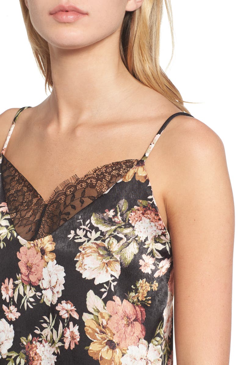 BP. Floral Lace Trim Camisole, Alternate, color, 