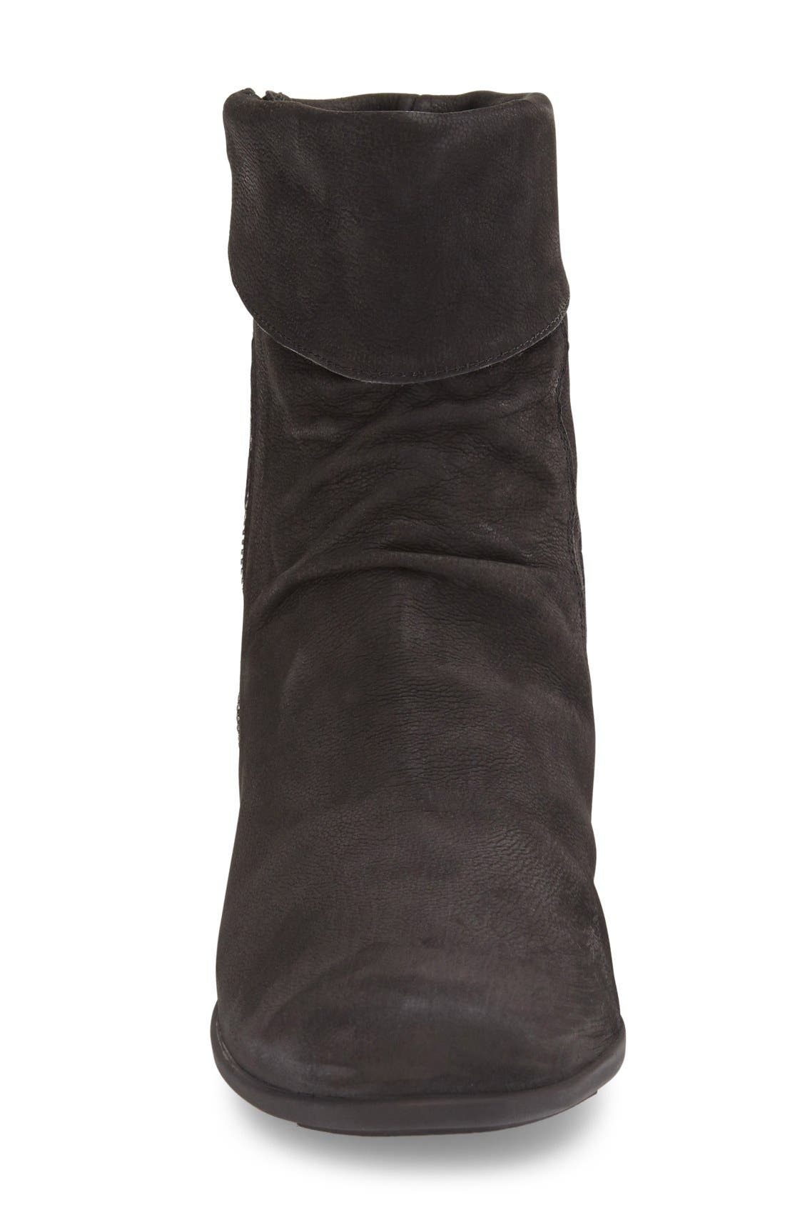 'Seddy' Bootie, Alternate, color, BLACK CALF LEATHER