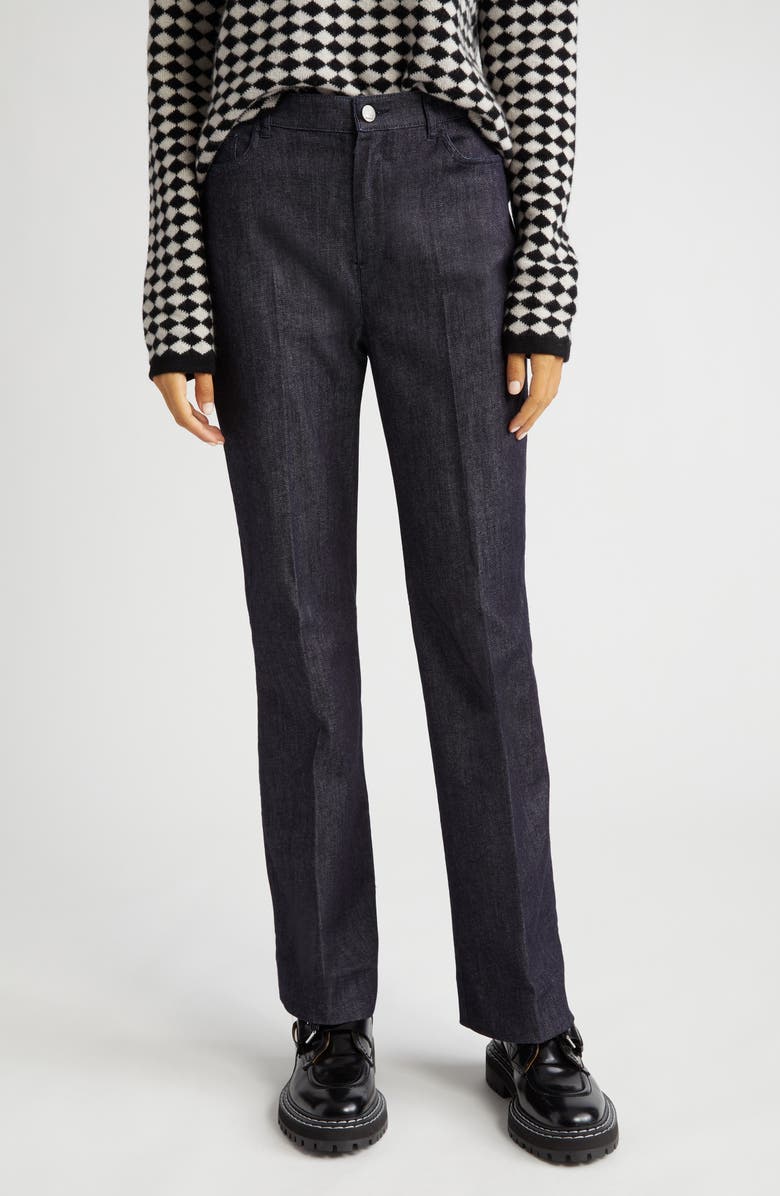 Max Mara Patto Straight Leg Jeans, Main, color, 