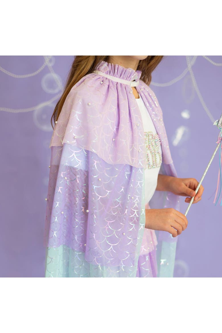 Mermaid Pearl Cape, Alternate, color, Multi