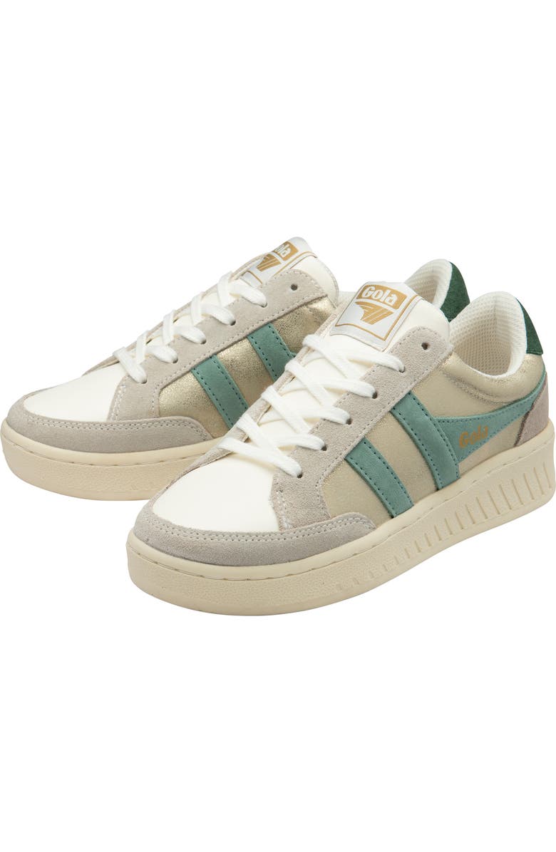 Gola Super Slam Blaze Sneaker, Alternate, color, Gold/Green Mist/Evergreen