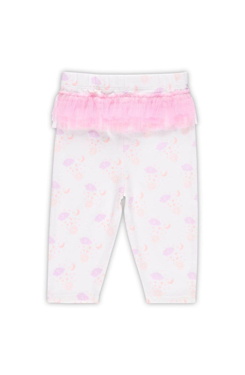 Outerstuff Girls Newborn & Infant White Miami Dolphins Spreading Love Bodysuit and Tutu Leggings Set, Alternate, color, 