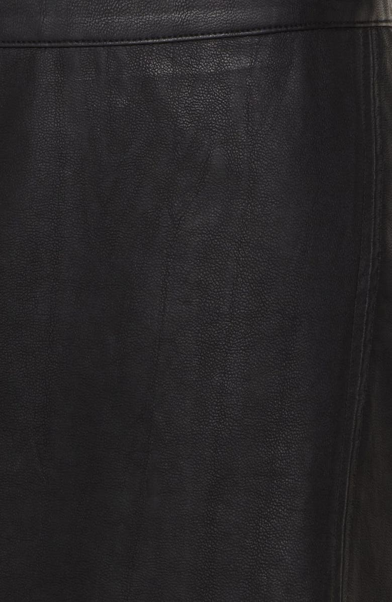 ASTR the Label ASTR Asymmetrical Faux Leather Skirt, Alternate, color, 