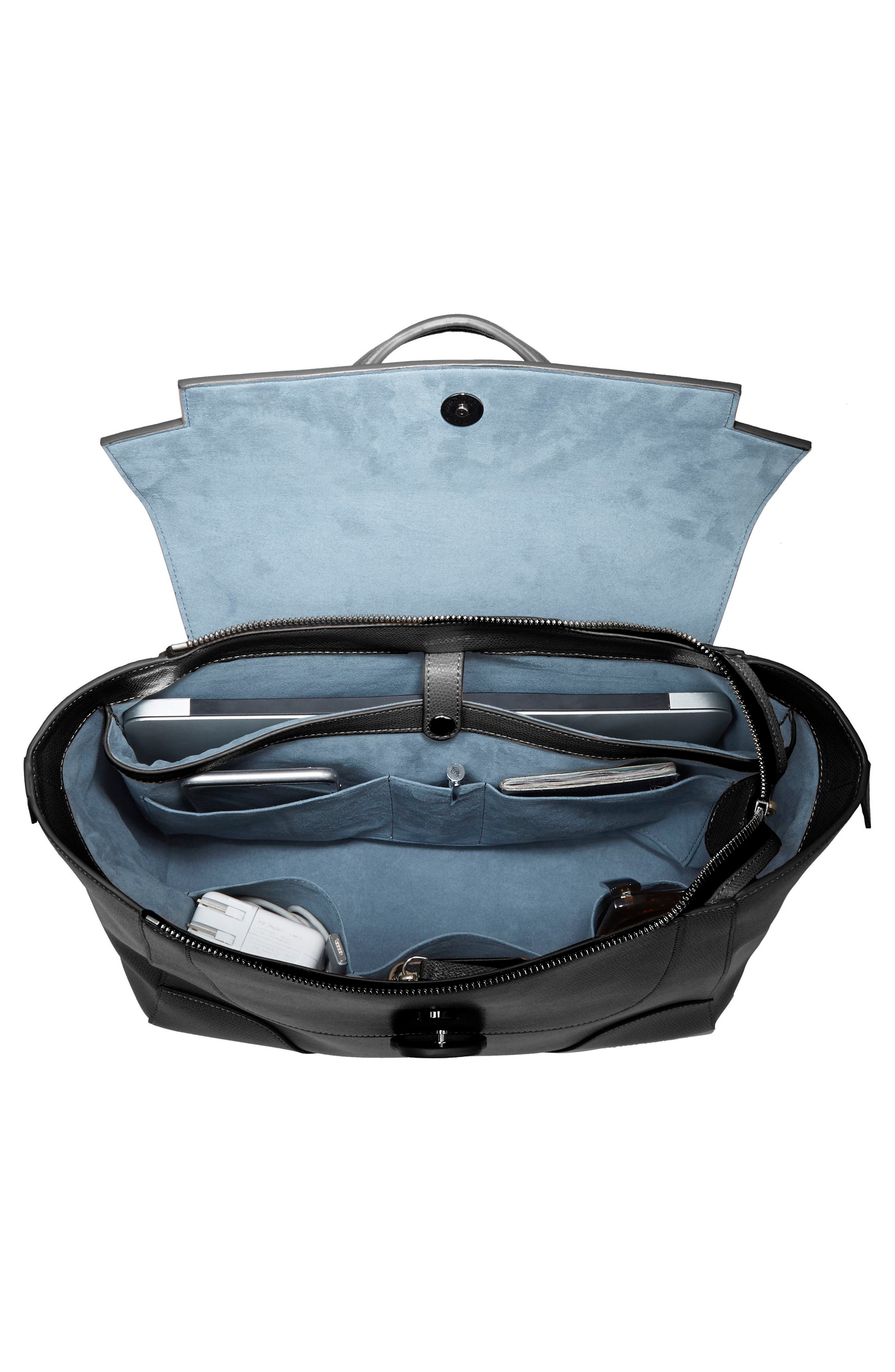 SENREVE Maestra Pebbled Leather Satchel, Alternate, color, 