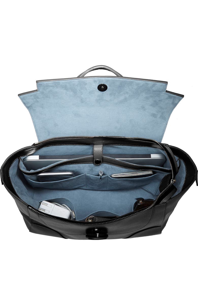 SENREVE Maestra Pebbled Leather Satchel, Alternate, color,