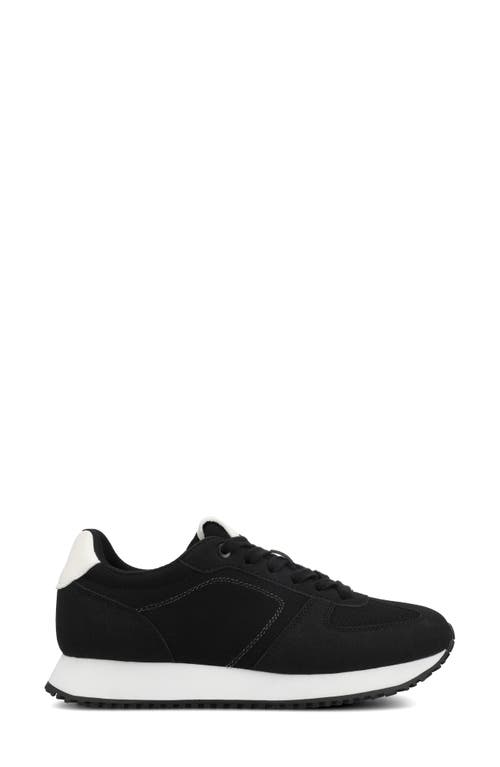 Journee Collection Flow Casual Sneaker In Black