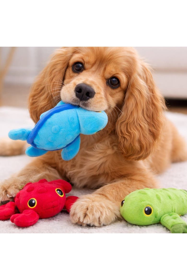 3 Pack Animal Dog Toys, Alternate, color, Multicolored