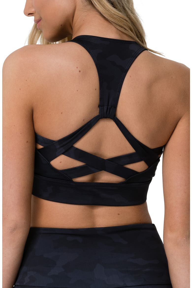 Warrior Sports Bra, Alternate, color, BLACK / GRAY CAMO