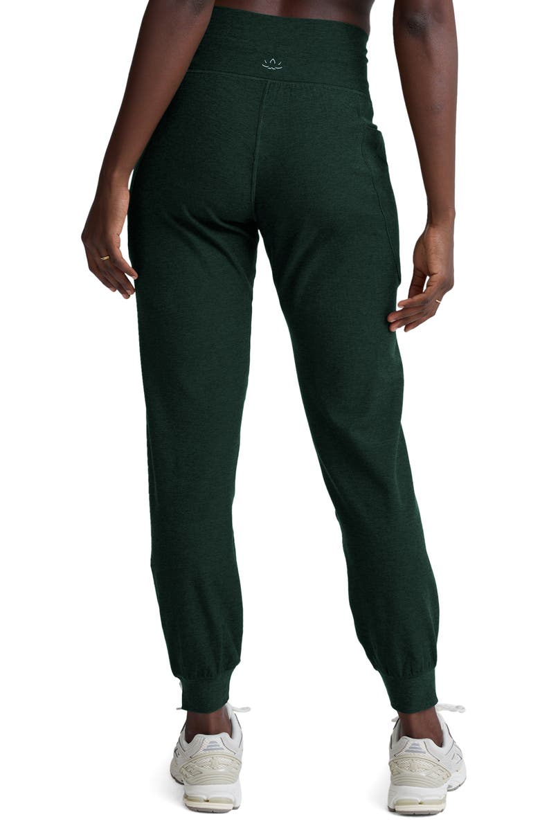 Beyond Yoga Go Pocket Space Dye Joggers, Alternate, color, Dark Spruce Green Heather