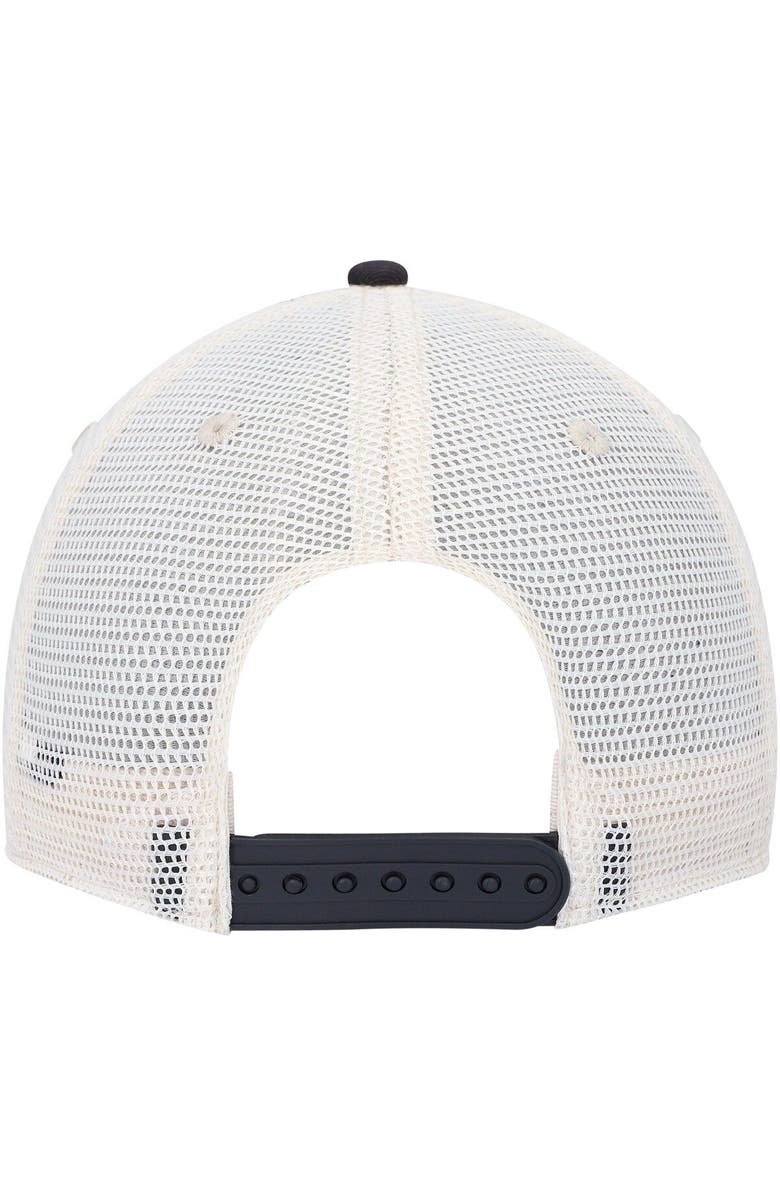 COLOSSEUM Men's Colosseum  Charcoal Navy Midshipmen Objection Snapback Hat, Alternate, color, 