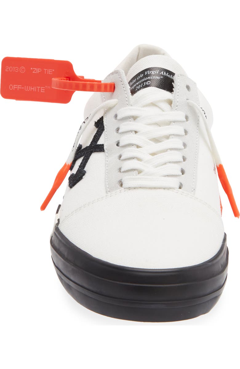 Off-White <p>Low Vulcanized Striped Sneaker (Women)</p>, Alternate, color,