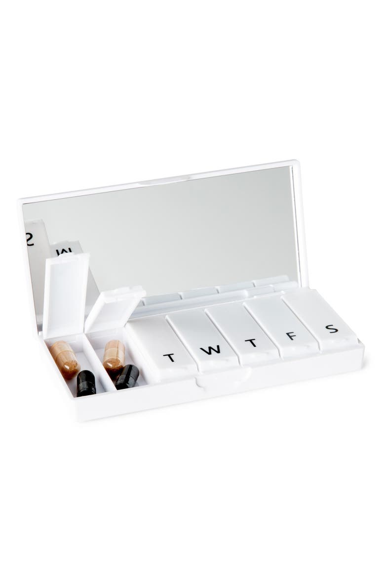 Pill Box, Alternate, color, CRISP WHITE