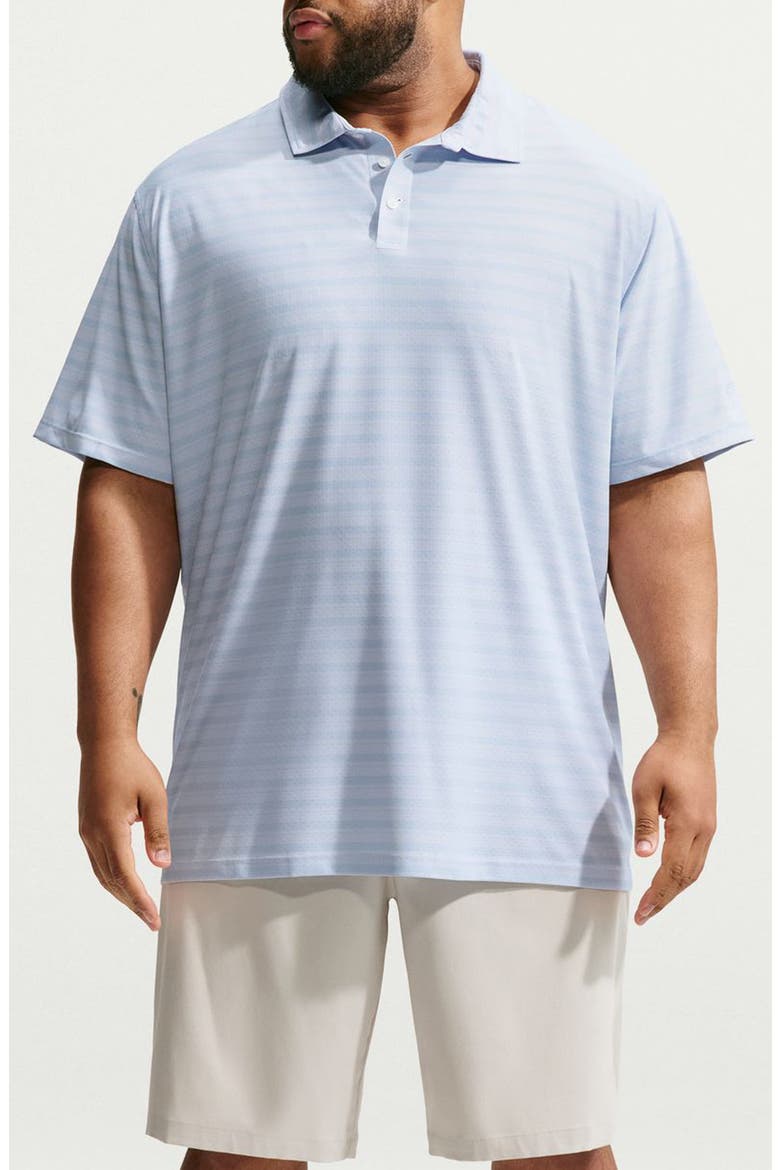 Stripe Dri-FIT Perforated Golf Polo, Alternate, color, HYDROGEN BLUE/ BLUE