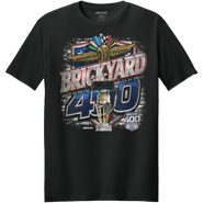 Classic Ink Men's Classic Ink Black NASCAR Brickyard 400 T-Shirt