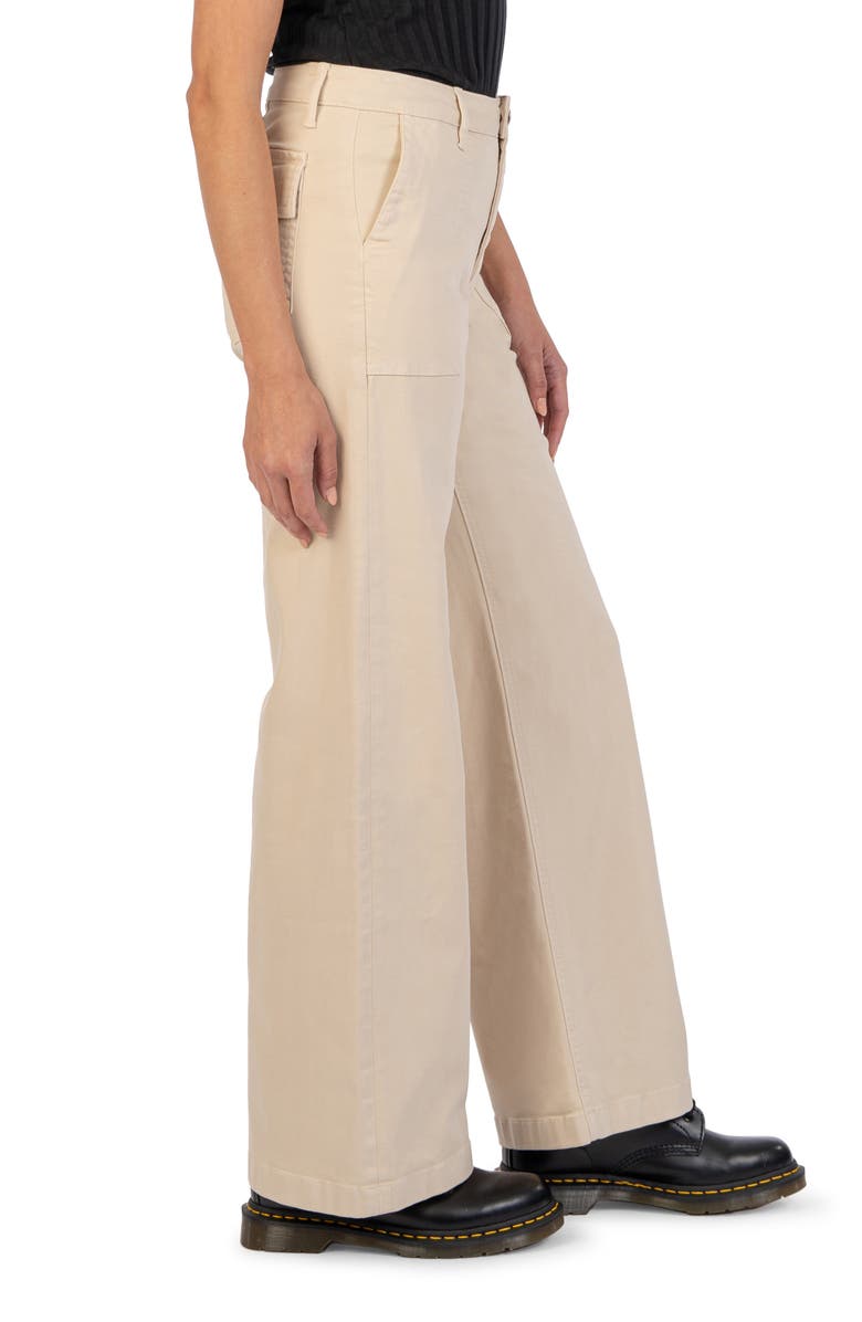 KUT from the Kloth Meg Utility Pocket High Waist Wide Leg Pants, Alternate, color, 