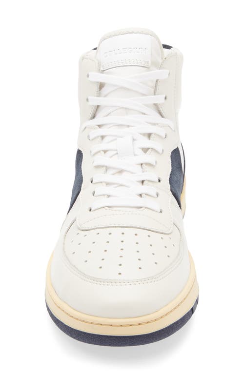 Collegium Pillar Destroyer High Top Sneaker In White