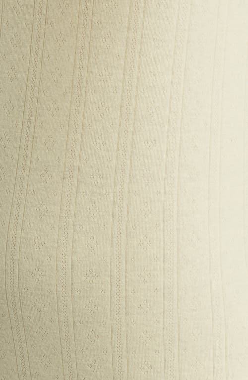 Open Edit Pointelle Knit Chemise
