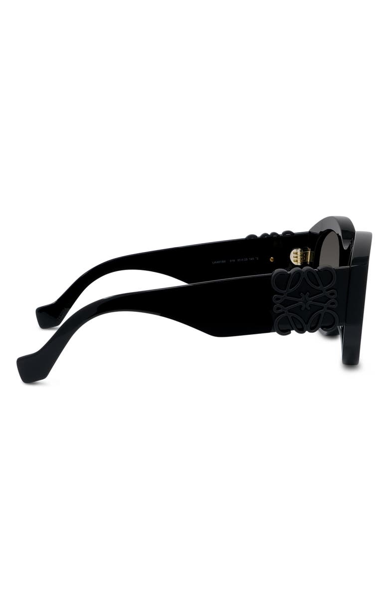 Loewe Anagram 50mm Round Sunglasses, Alternate, color, Sengld