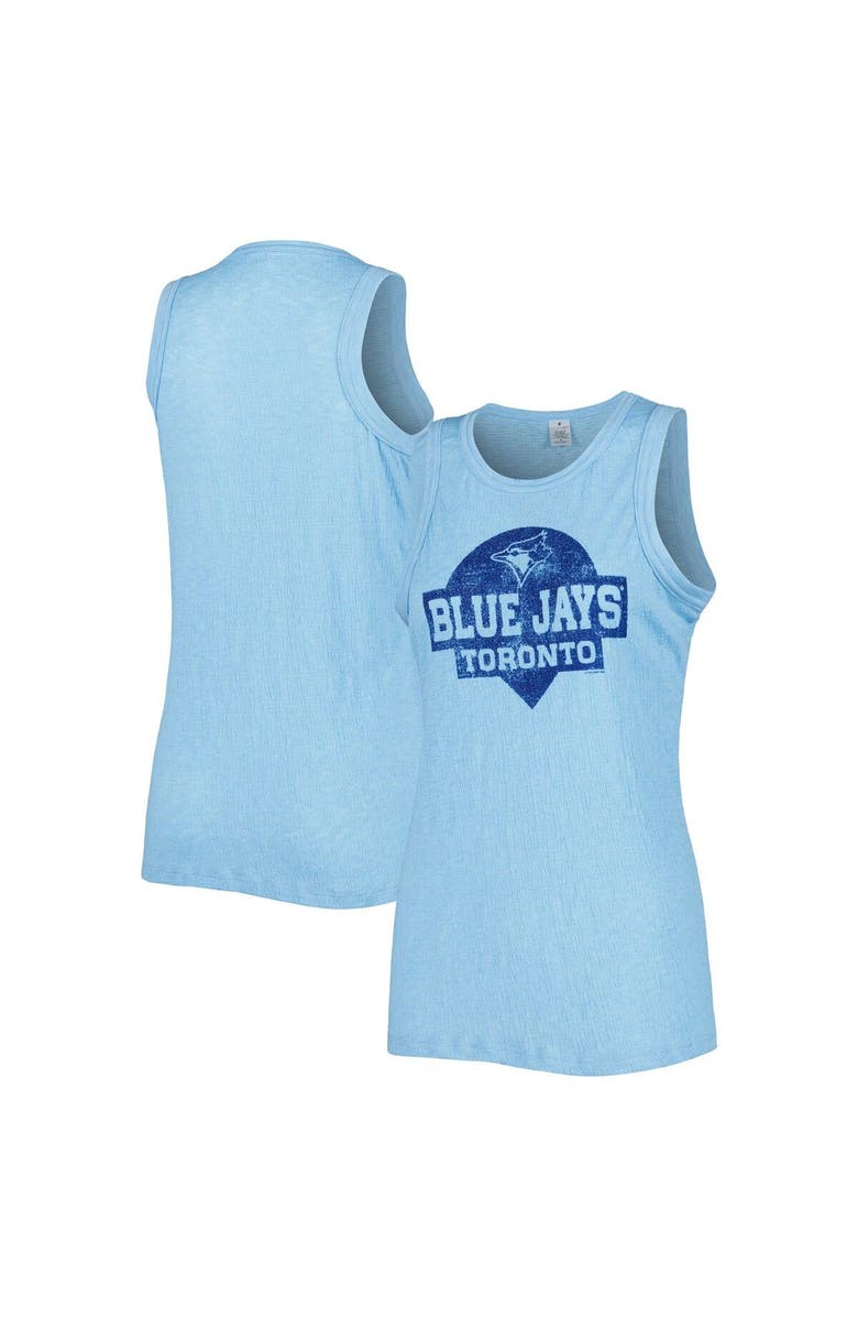SOFT AS A GRAPE Women's Soft as a Grape Royal Toronto Blue Jays Tri-Blend Tank Top, Main, color, Royal