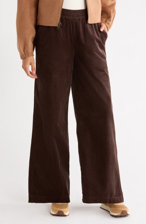 Allison Corduroy Wide Leg Pants