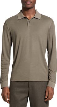 Theory Goris Anemone Milano Long Sleeve Polo
