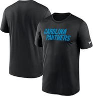 Nike Men's Nike Black Carolina Panthers Primetime Legend Wordmark Performance T-Shirt