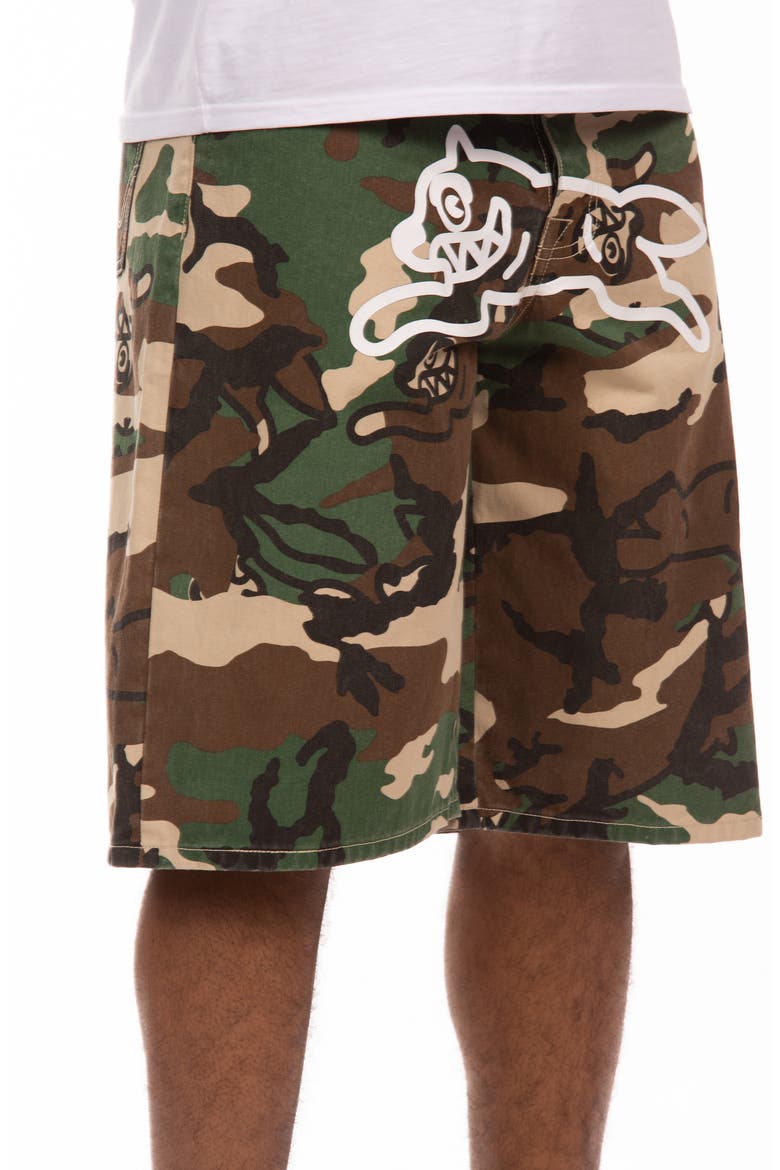 Icee Camo Twill Shorts, Alternate, color, CAMO