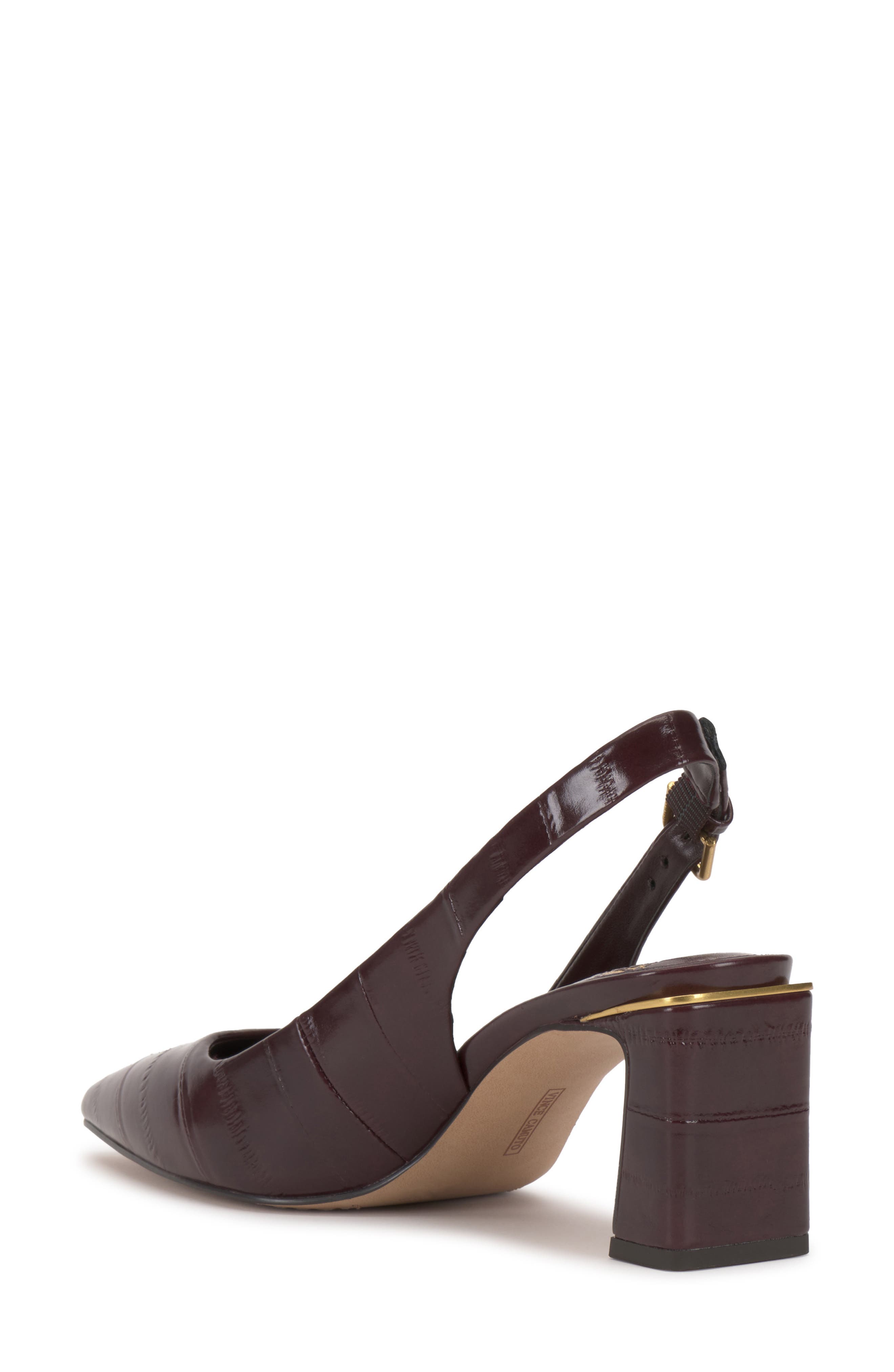 Hamden Pointed Toe Slingback Pump, Alternate, color, POMEGRANATE