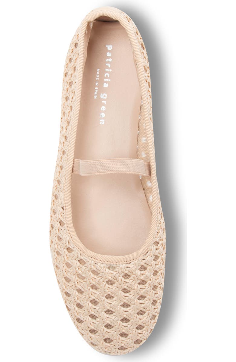 patricia green Monaco Raffia Mary Jane Ballet Flat, Alternate, color,
