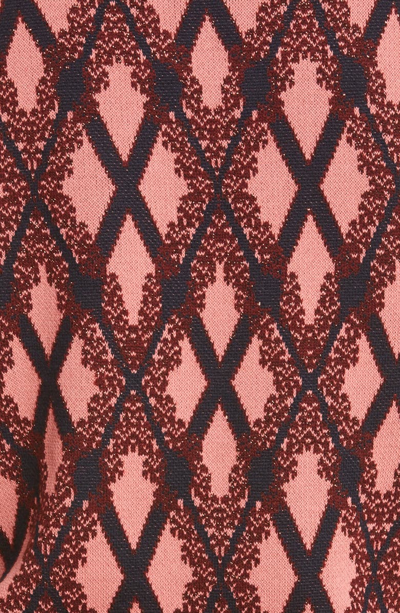 Dries Van Noten Madrid Metallic Merino Wool Blend Sweater, Alternate, color, 