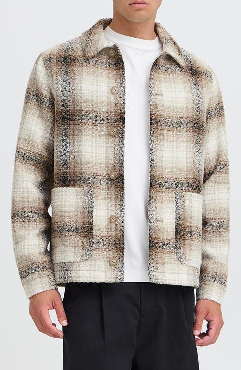 Cesar Plaid Shirt Jacket
