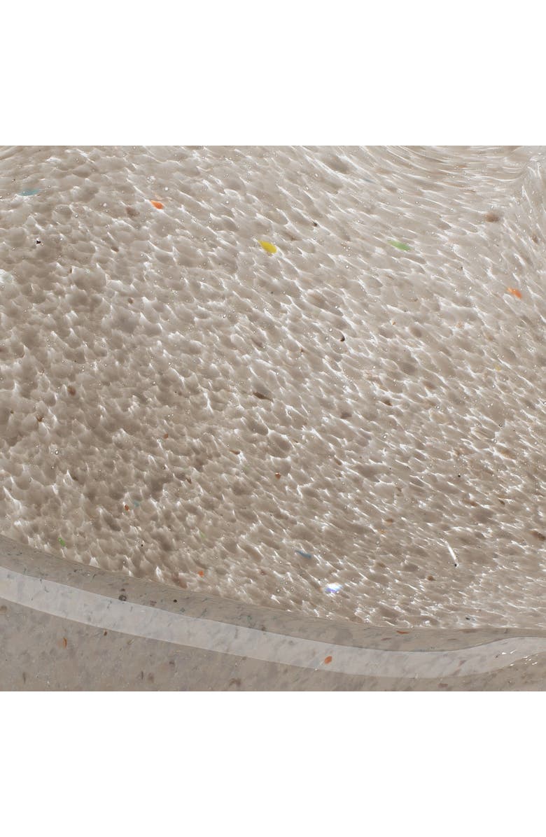 JAMIE YOUNG Triton Hand Blown Decorative Glass Shell, Grey, Alternate, color, Grey